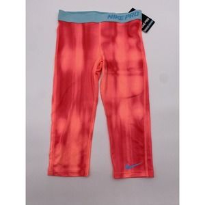 Nike Pro Competition Base Layer Leggings‎ Orange Girls Medium